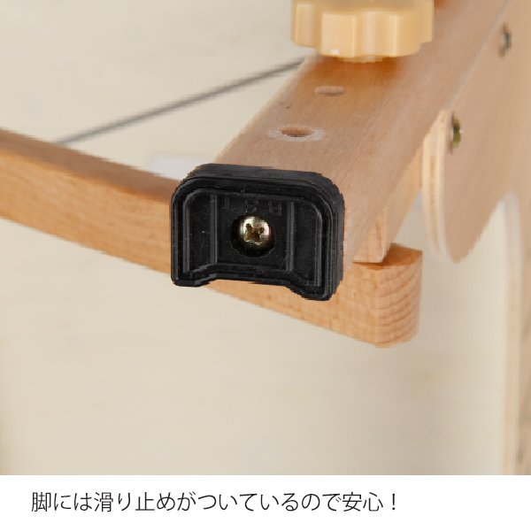 画像9: 軽量折りたたみエステベッド (木製・有孔) バニラ 長さ185×幅70×高さ51-83cm (9)